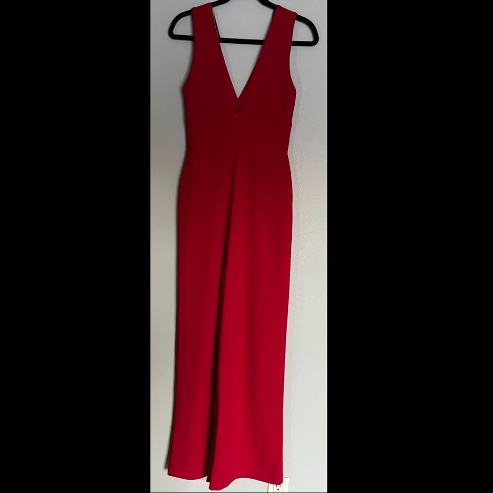 Lulus Red Ready For It Sleeveless Wide Leg Jumpsuit - Picture 2 of 9